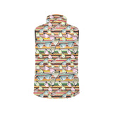 Sun Glasses Pattern Print Design 02 Men's Padded Vest