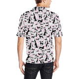 Greyhound Pattern Print Design 02 Men's All Over Print Polo Shirt