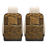 Bengal tigers skin print pattern background Car Seat Back Organizer