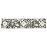 Gear Pattern Print Design 02 Table Runner