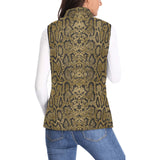 Snake skin pattern Women's Padded Vest