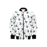 Swallow Pattern Print Design 04 Kids' Boys' Girls' Bomber Jacket