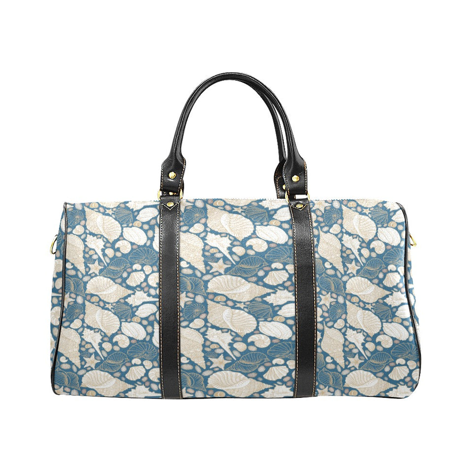 Sea turtle Polynesian Tribal design pattern Travel Bag