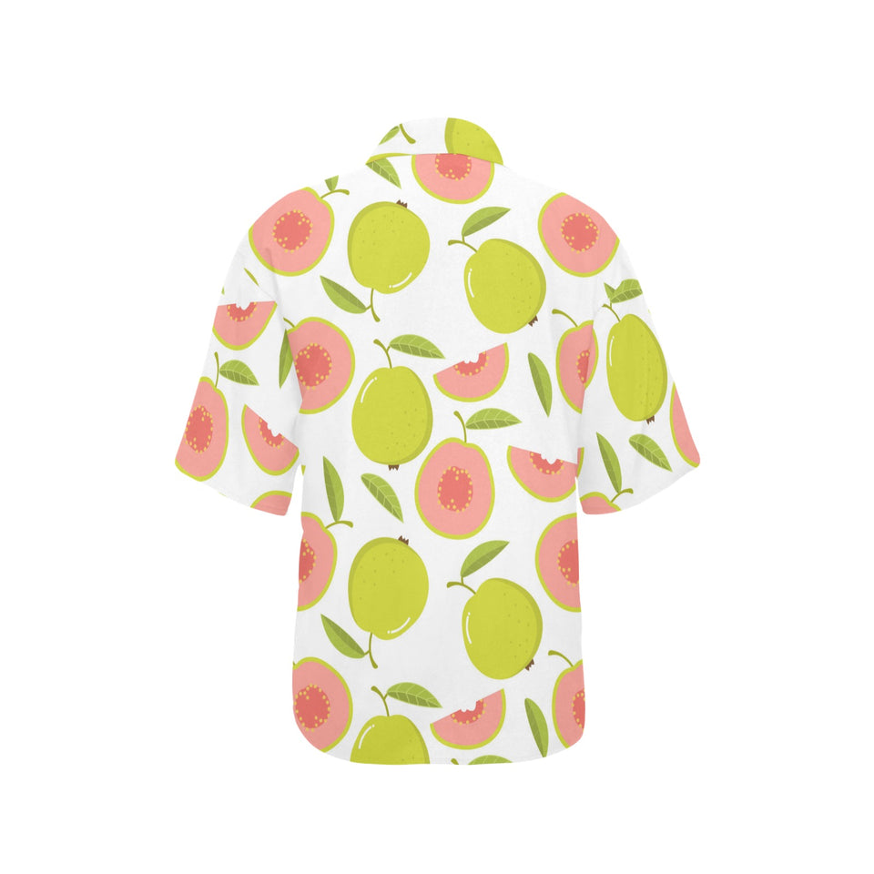 Guava pattern Women's All Over Print Hawaiian Shirt