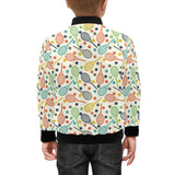 Tennis Pattern Print Design 03 Kids' Boys' Girls' Bomber Jacket