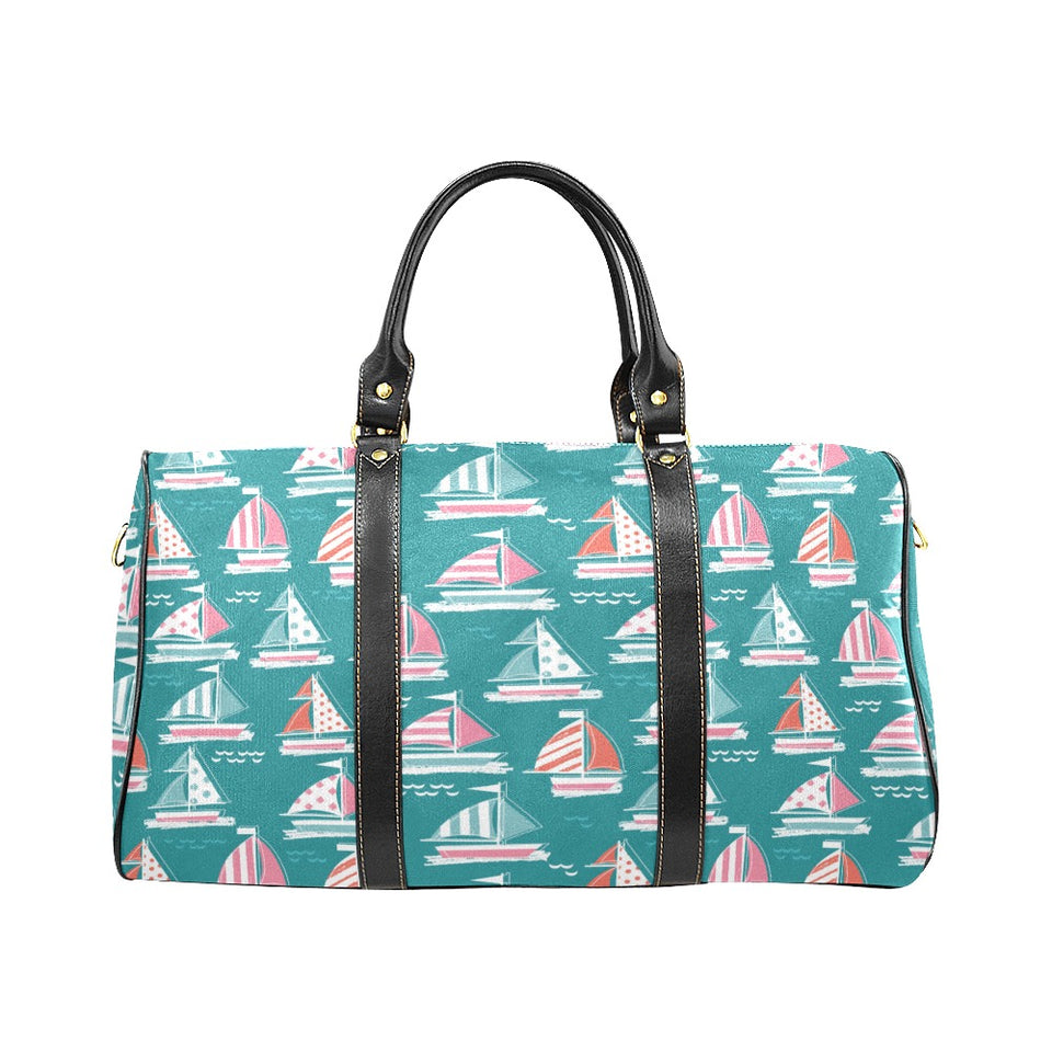 Cute sailboat pattern Travel Bag