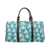 Cute sailboat pattern Travel Bag