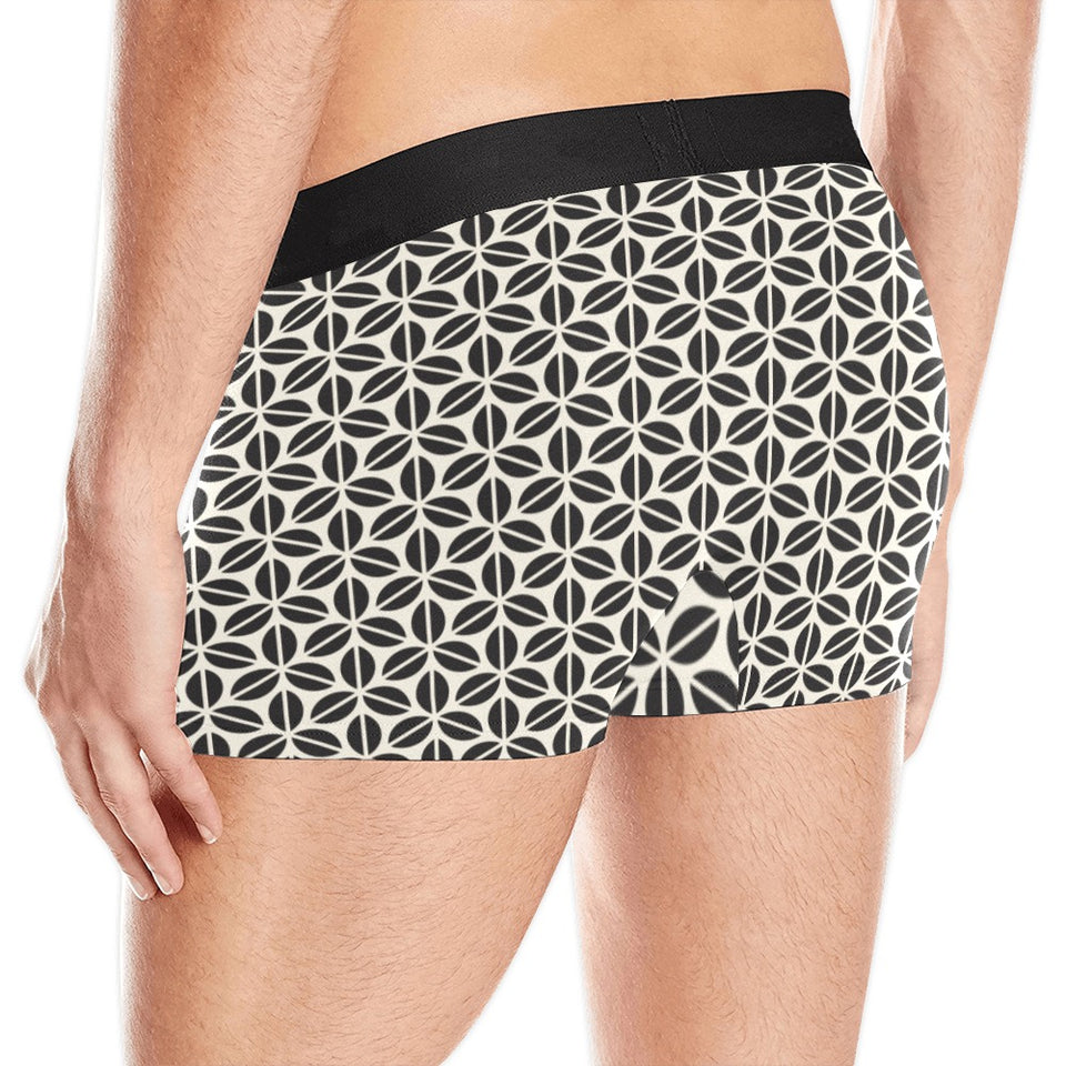 Coffee bean abstract modern pattern Men's All Over Print Boxer Briefs Men's Underwear