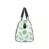 Durian pattern blue background Travel Bag