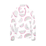 dragon fruit pattern Kids' Boys' Girls' Padded Hooded Jacket