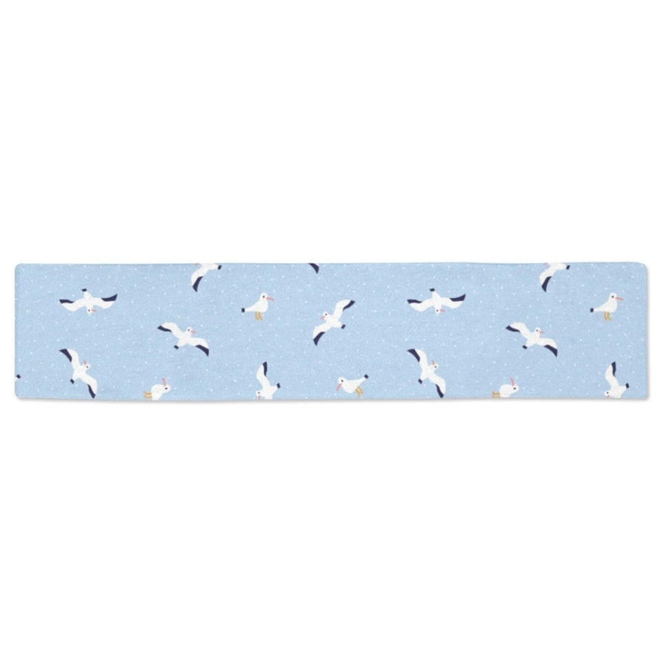Seagull Pattern Print Design 02 Table Runner