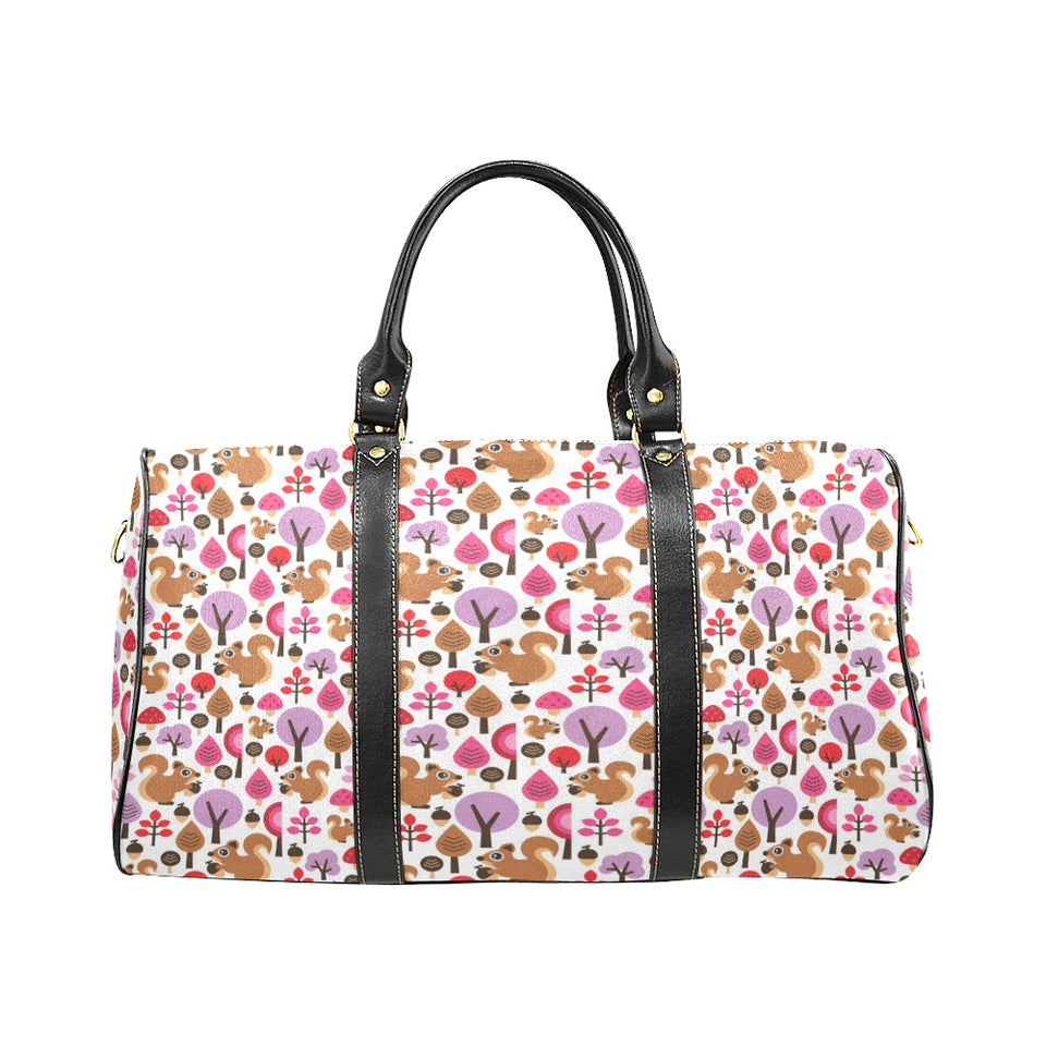 Squirrel Pattern Print Design 02 Travel Bag