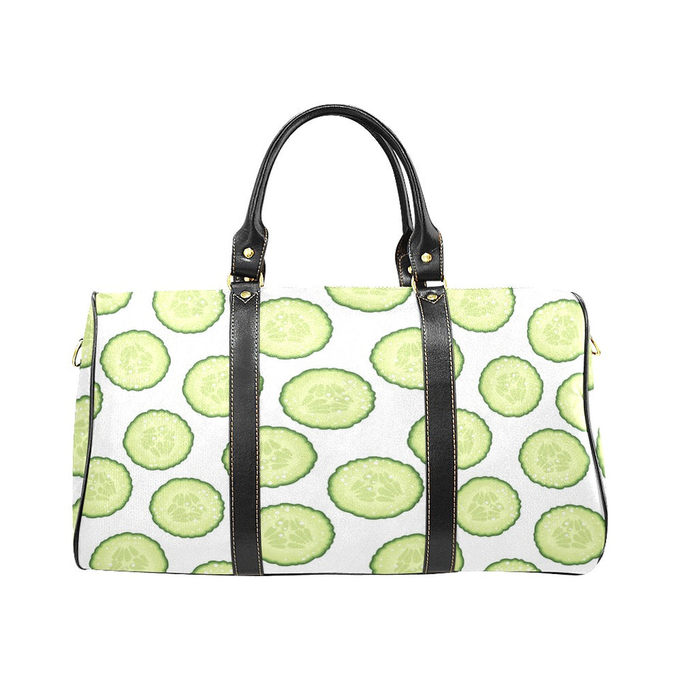 Cucumber slices pattern Travel Bag