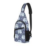 Elephant tribal design pattern All Over Print Chest Bag