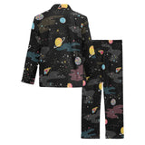 space pattern Men's Long Pajama Set
