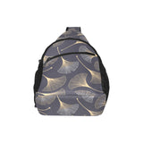 Gold ginkgo leaves All Over Print Chest Bag