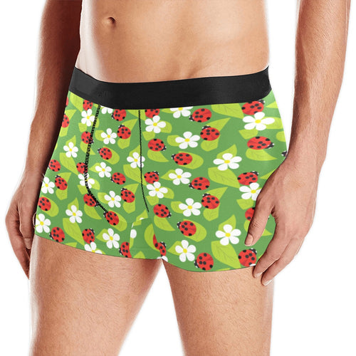 Ladybug Pattern Print Design 01 Men's All Over Print Boxer Briefs Men's Underwear