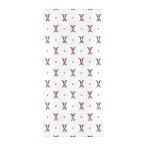 Greyhound Pattern Print Design 05 Beach Towel