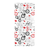 Bicycle Pattern Print Design 04 Beach Towel