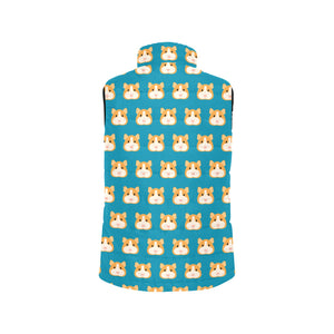 Guinea Pig Pattern Print Design 03 Women's Padded Vest
