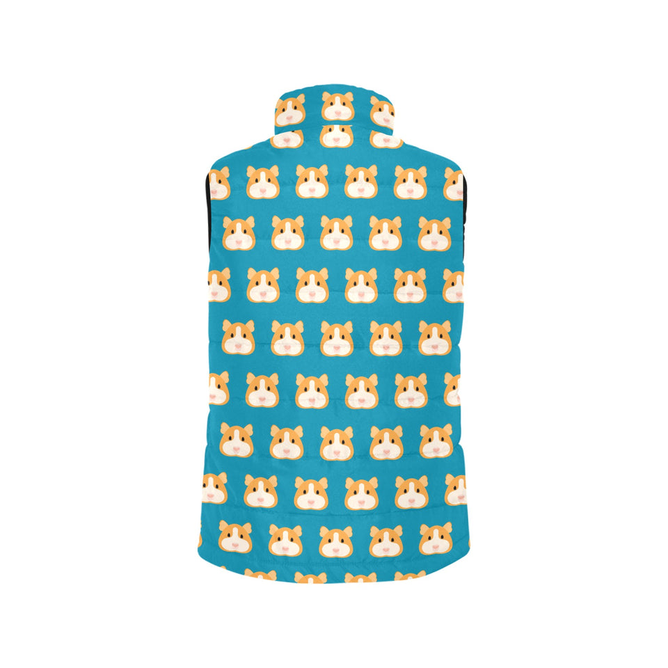 Guinea Pig Pattern Print Design 03 Women's Padded Vest