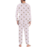 Yorkshire Terrier Pattern Print Design 02 Men's All Over Print Pajama