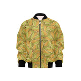 Corn Pattern Print Design 01 Kids' Boys' Girls' Bomber Jacket