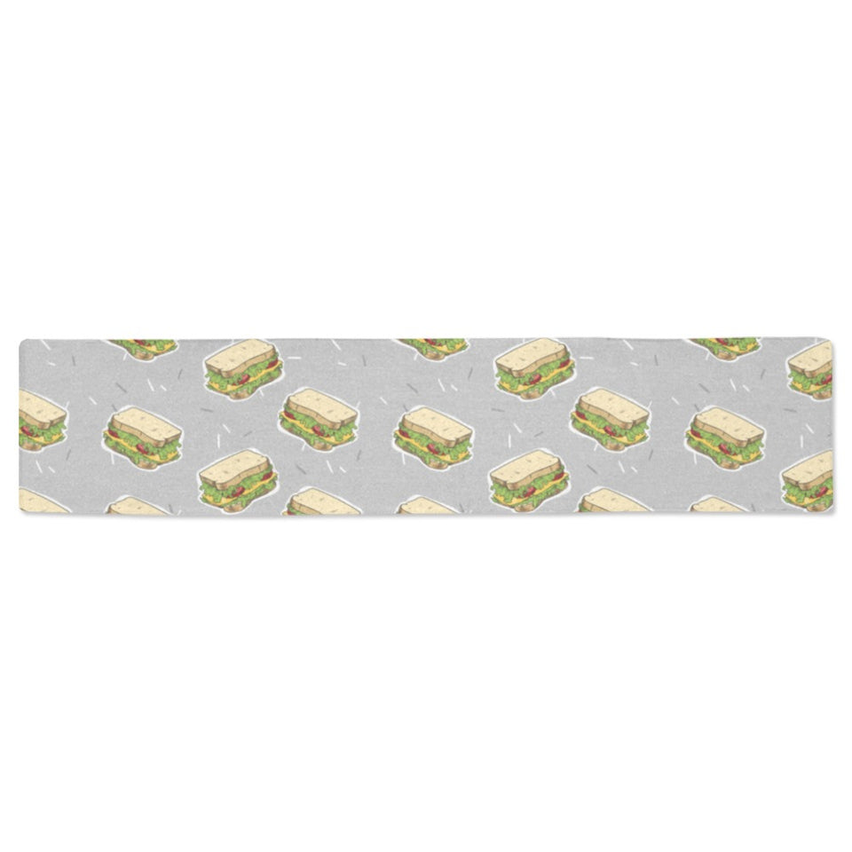 Sandwich Pattern Print Design 05 Table Runner