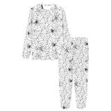 Spider web cobweb pattern Women's All Over Print Pajama Set