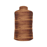 Wood Printed Pattern Print Design 04 Men's Padded Vest