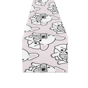 Cute french bulldog pattern Table Runner