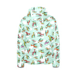 Helicopter design pattern Kids' Boys' Girls' Padded Hooded Jacket