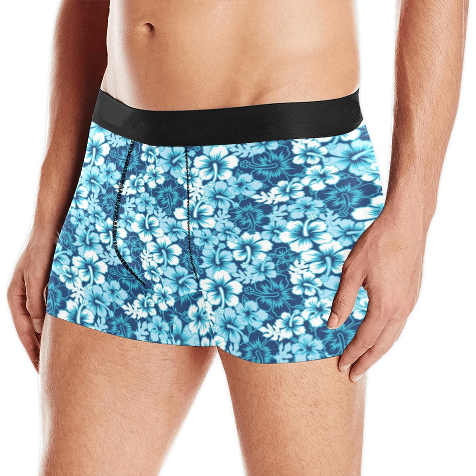 Hibiscus Pattern Print Design 03 Men's All Over Print Boxer Briefs Men's Underwear