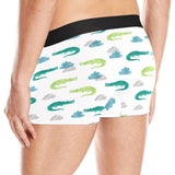 watercolor crocodile pattern Men's All Over Print Boxer Briefs Men's Underwear
