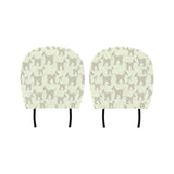 Little young goat pattern Car Headrest Cover