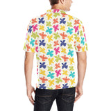 Pigeon Pattern Print Design 01 Men's All Over Print Polo Shirt