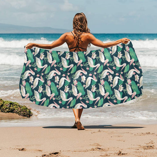 Pelican Pattern Print Design 03 Beach Towel