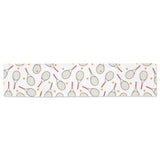 Tennis Pattern Print Design 04 Table Runner