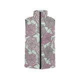 Spider web cobweb design color pattern Men's Padded Vest