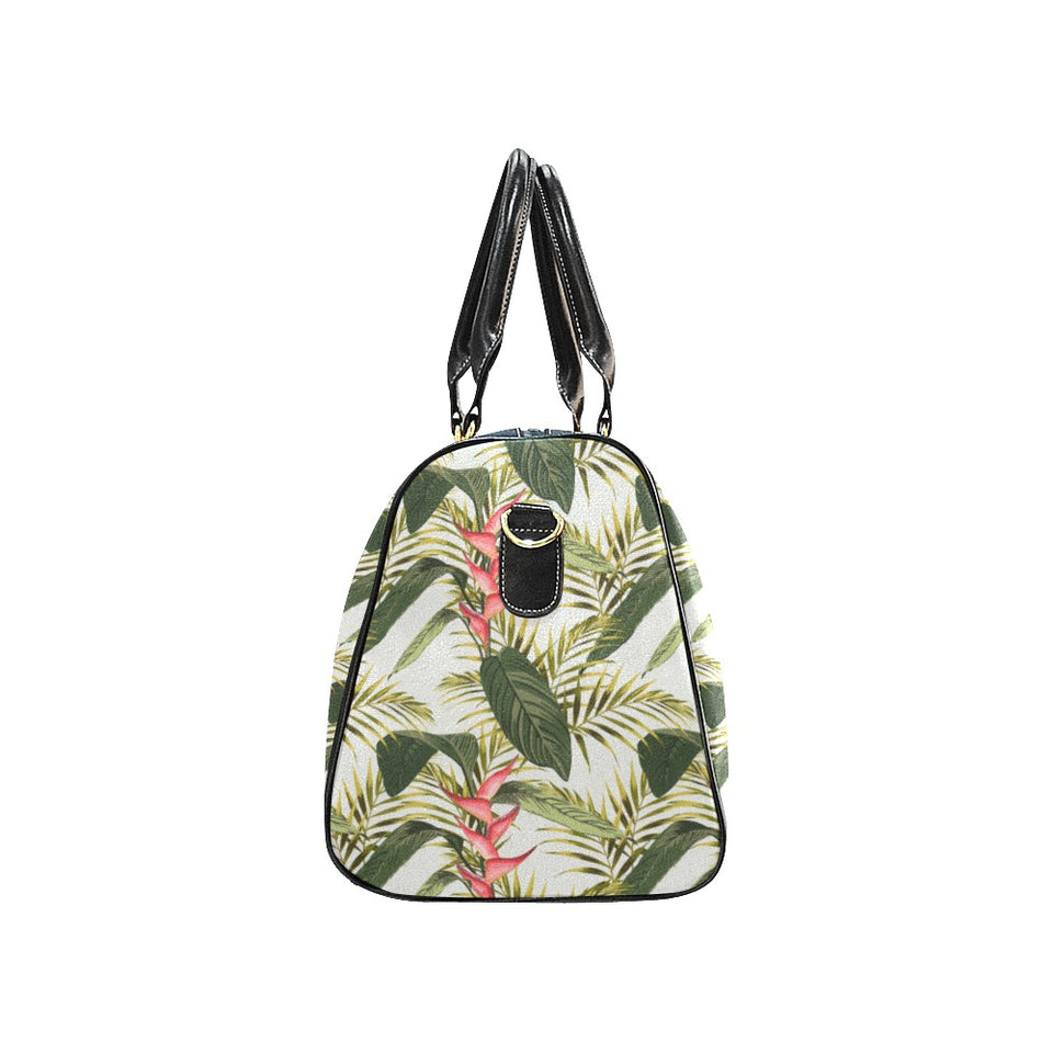 heliconia pattern Travel Bag