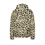 Leopard print design pattern Kids' Boys' Girls' Padded Hooded Jacket