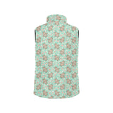 Hippopotamus Pattern Print Design 02 Men's Padded Vest