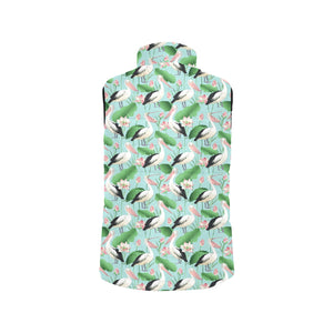Pelican Pattern Print Design 01 Men's Padded Vest