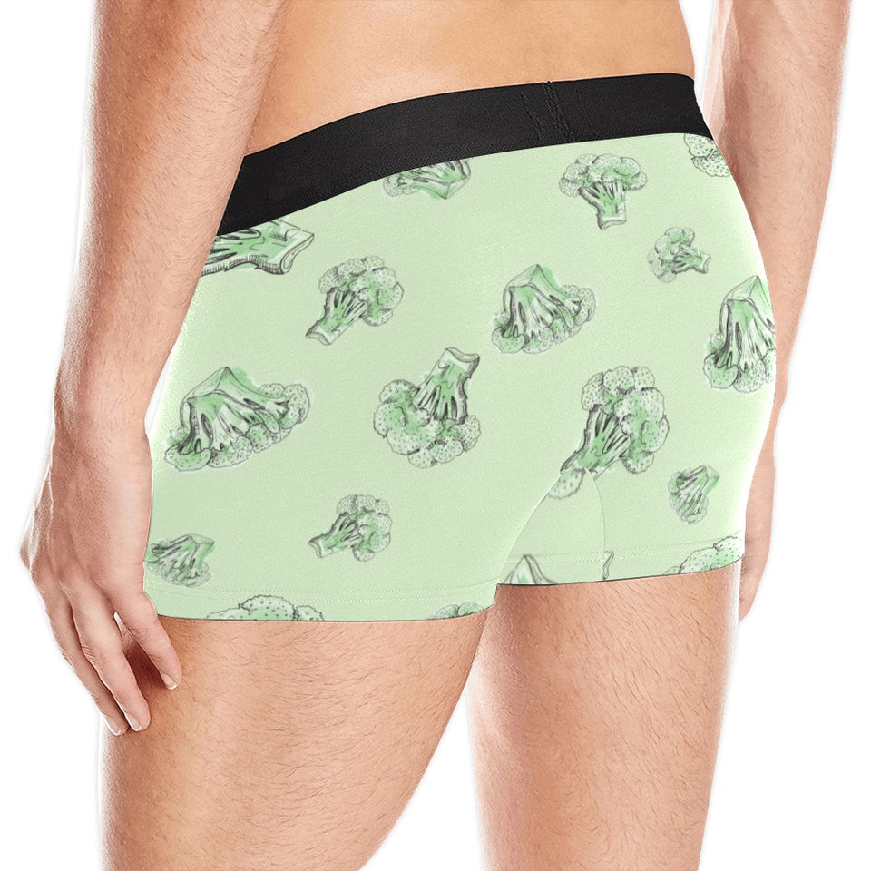 broccoli sketch pattern Men's All Over Print Boxer Briefs Men's Underwear