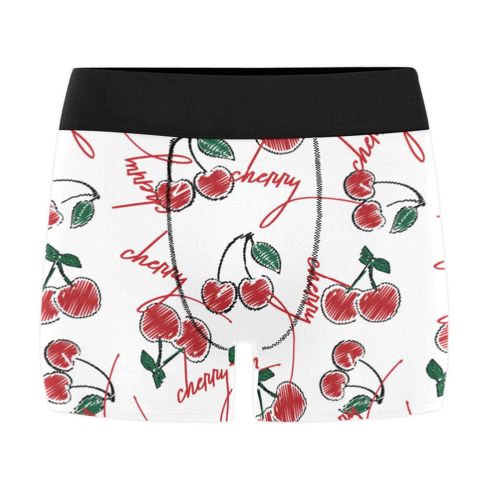 Hand drawn cherry pattern Men's All Over Print Boxer Briefs Men's Underwear
