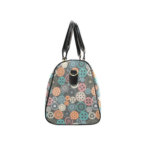 Gear Pattern Print Design 05 Travel Bag