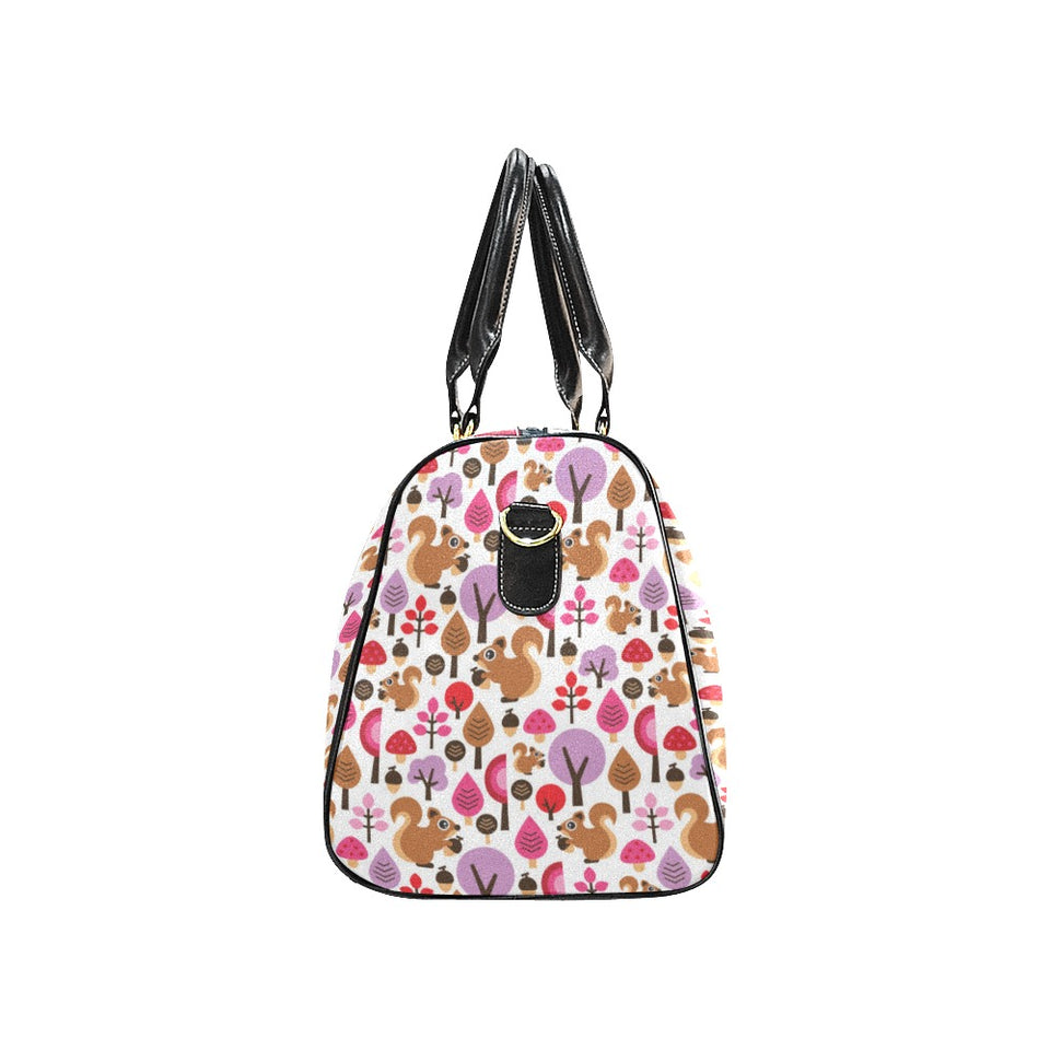 Squirrel Pattern Print Design 02 Travel Bag