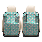 Pig Pattern Print Design 01 Car Seat Back Organizer