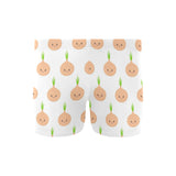cute onions smiling faces Men's Swimming Trunks