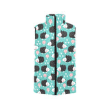 Hedgehog Pattern Print Design 03 Men's Padded Vest